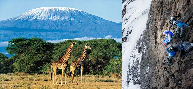 прыжок с Килиманджаро