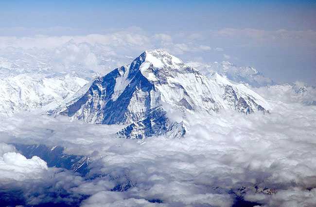 Дхаулагири (8167 м) вид из самолетыа